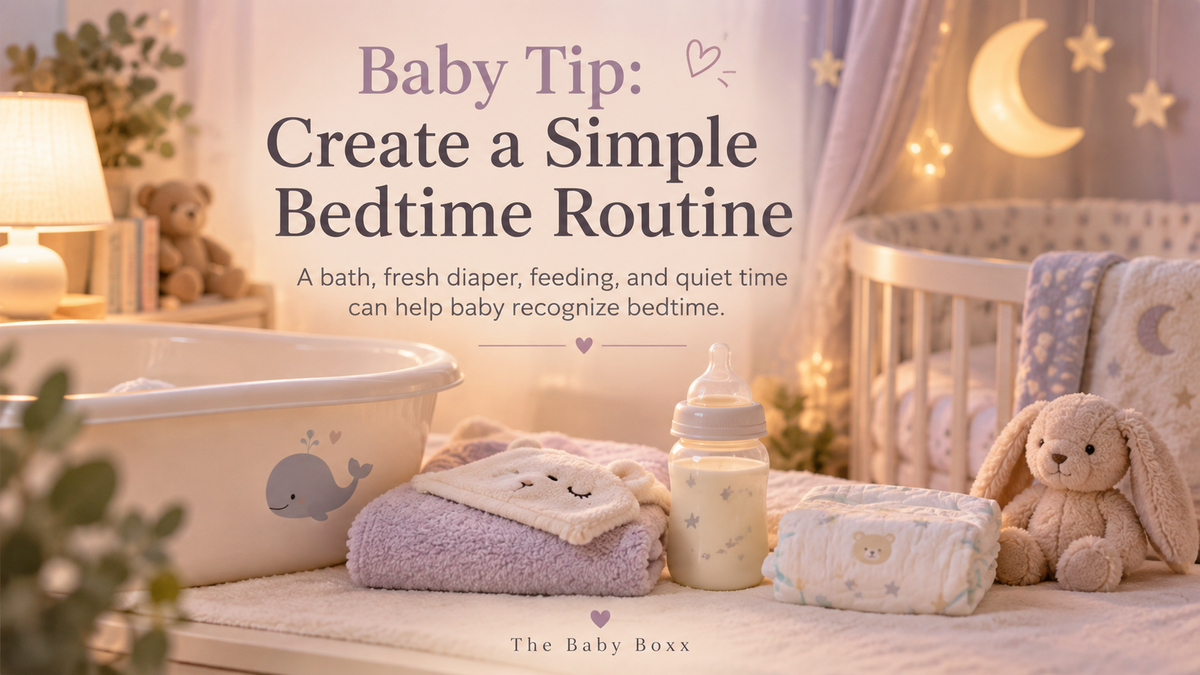 Baby Tip: Create a Simple Bedtime Routine - The Baby Boxx