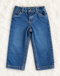 Carter's toddler blue jeans size 18 months front view