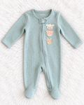 Just One You by Carter's animal applique footed sleeper size 3 months