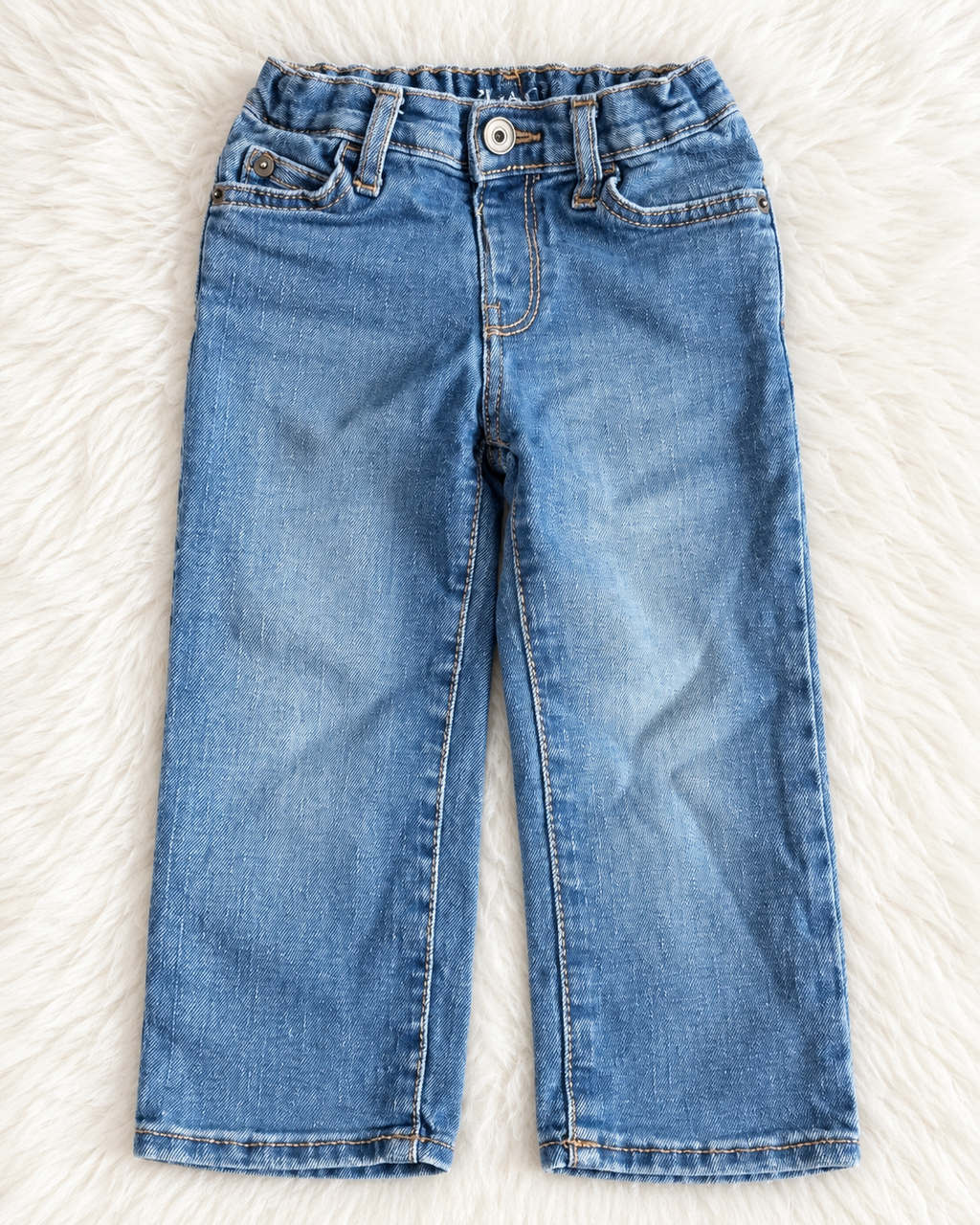The Children's Place toddler blue jeans size 2T front view