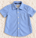 The Children's Place light blue short sleeve button-up shirt size 3T