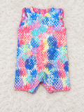 Hurley colorful pineapple romper front