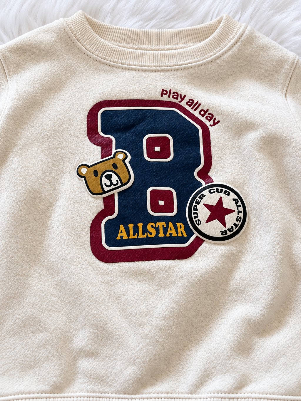 Allstar bear graphic close-up