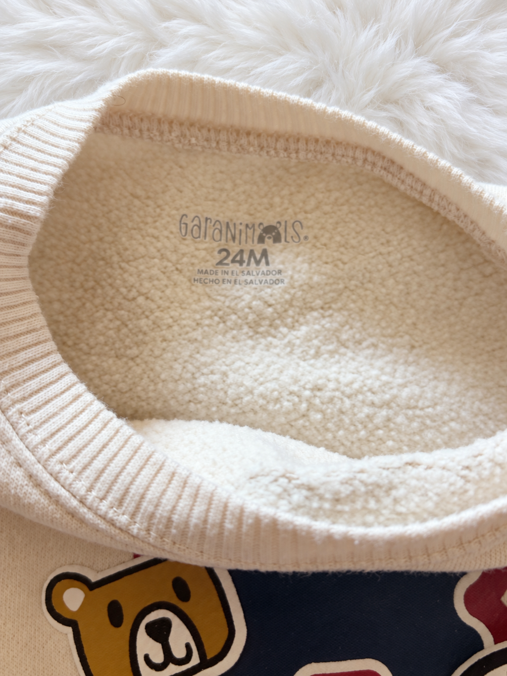Garanimals 24M size label