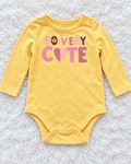 Garanimals yellow So Very Cute bodysuit size 3-6 months