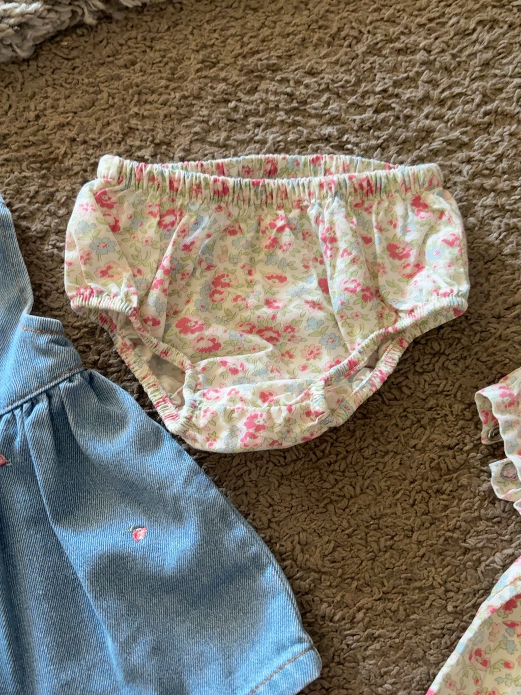 Gymboree floral bloomers, size 3-6 months