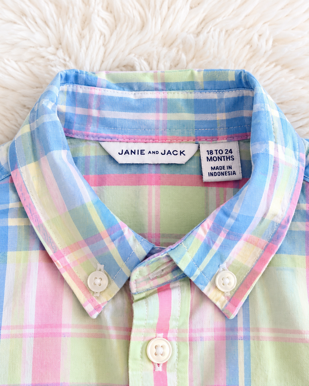 Janie and Jack 18 to 24 months label detail