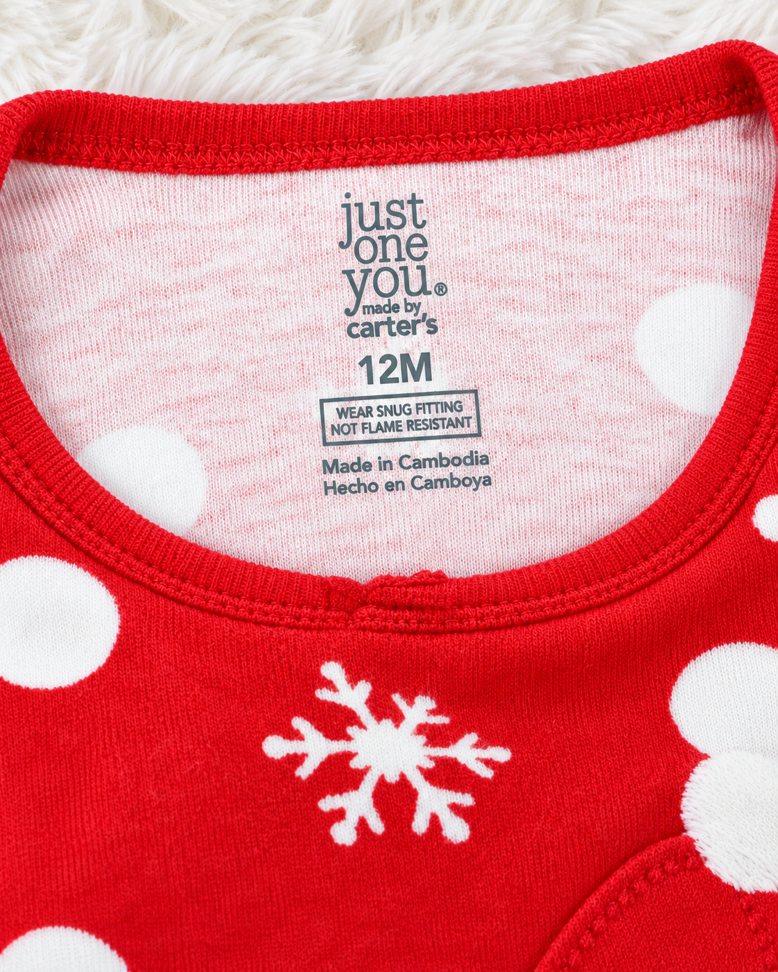 Just One You by Carter's size 12 months label