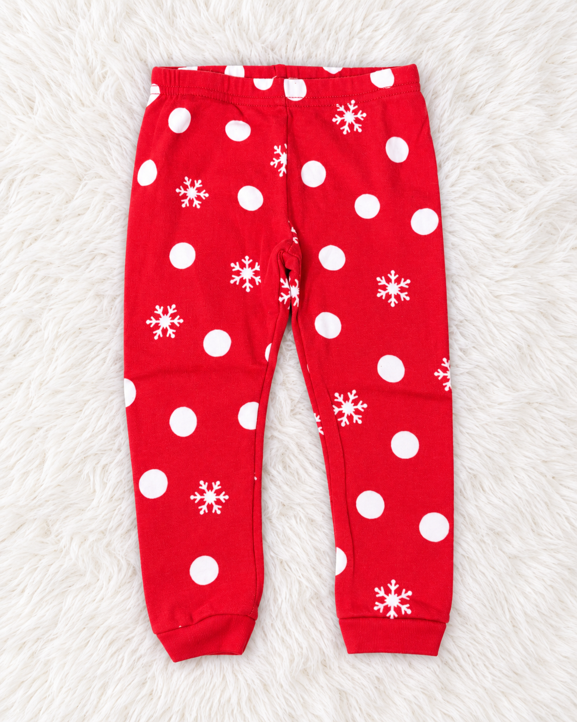 Just One You by Carter's red snowflake pajama pants size 12 months