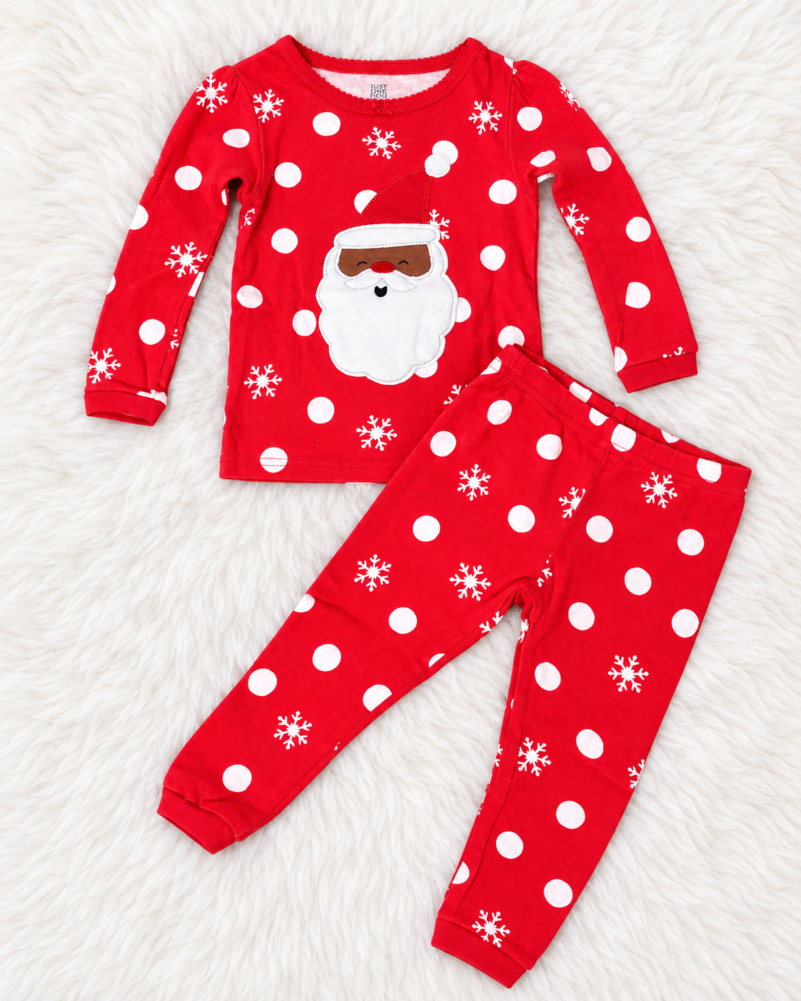Just One You by Carter's red Santa Christmas pajama set size 12 months