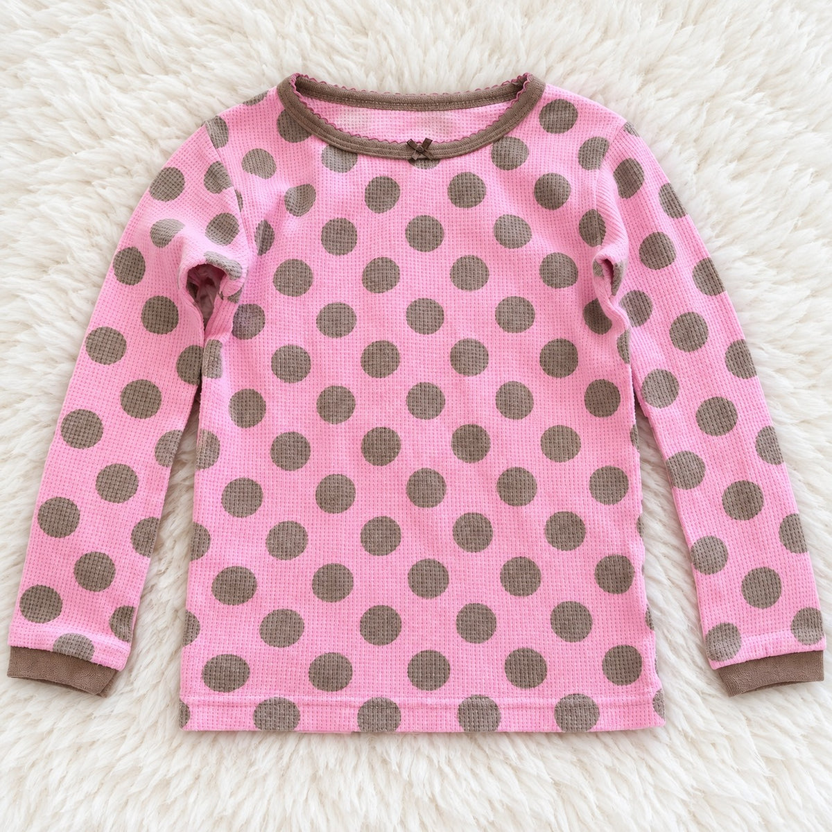 Just One You by Carter's pink polka dot pajama top size 2T