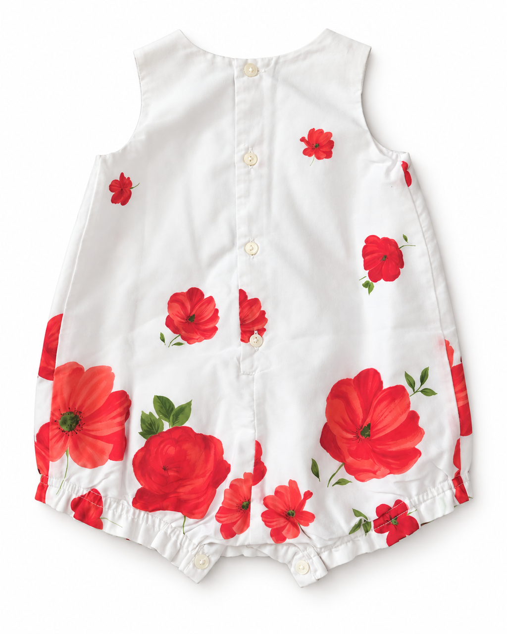 LULI floral baby romper back
