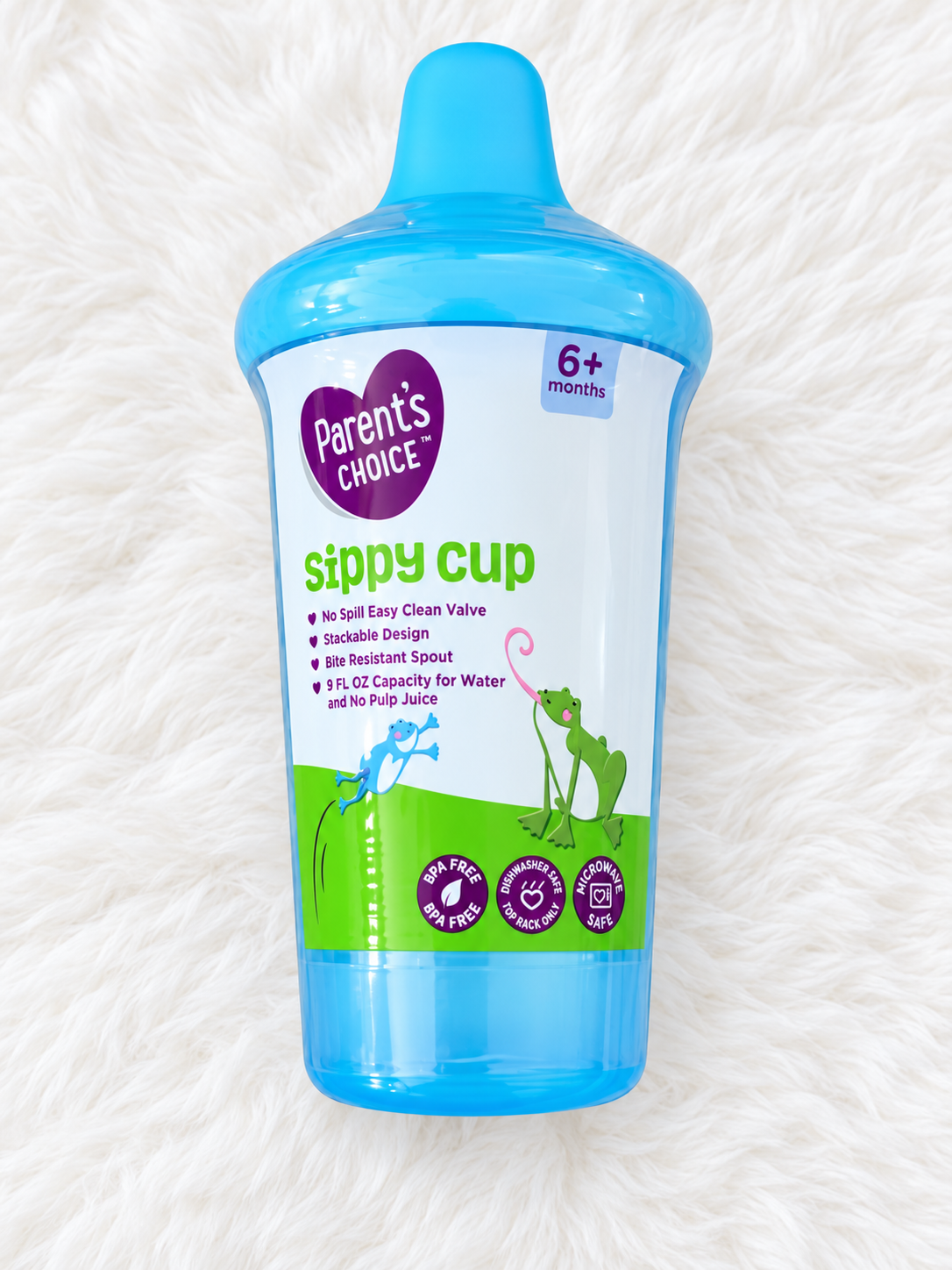 Parent's Choice blue sippy cup 6 months plus