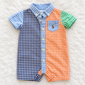 Ralph Lauren multicolor gingham baby romper, size 3 months
