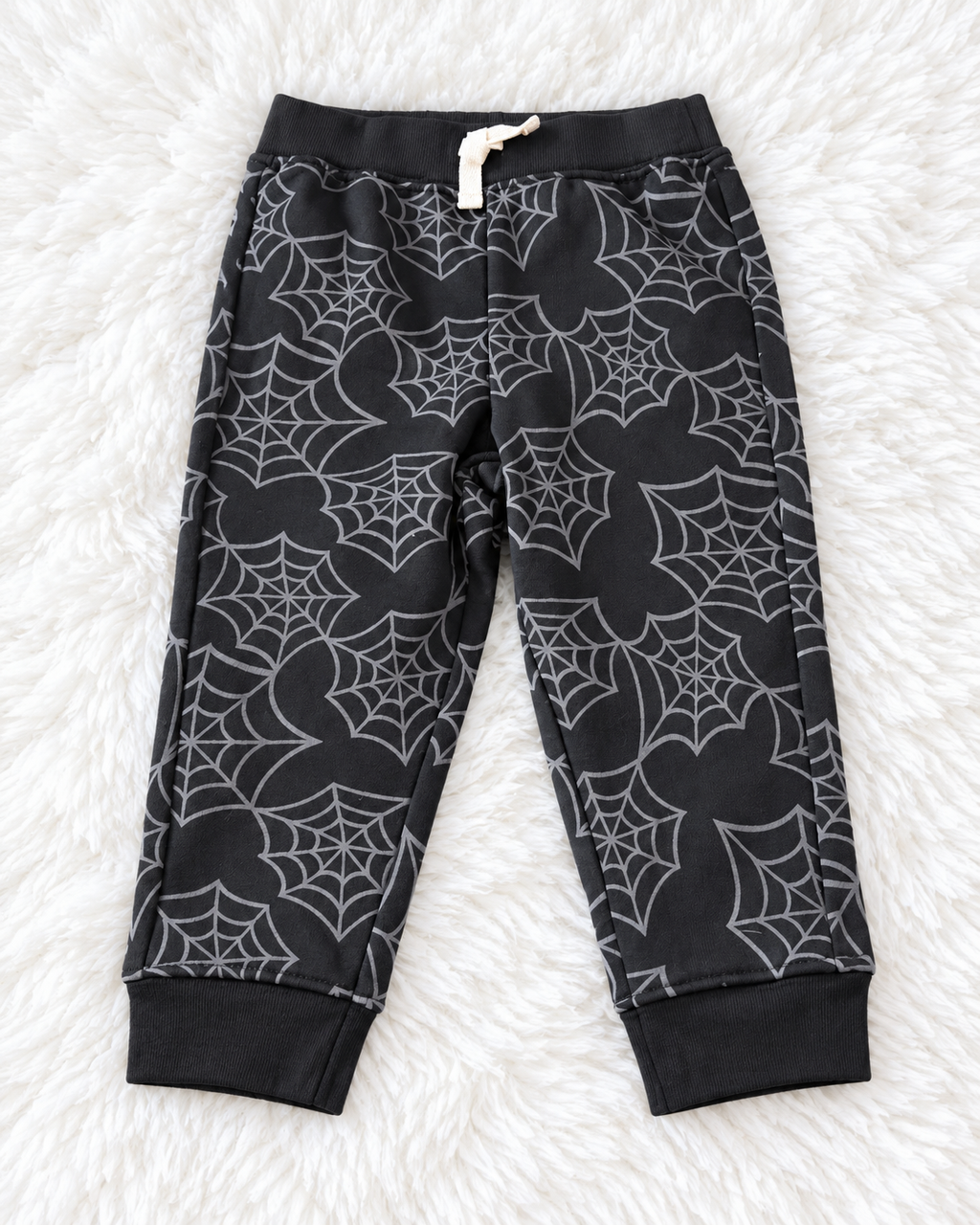Carter's black spiderweb jogger pants, 18 months