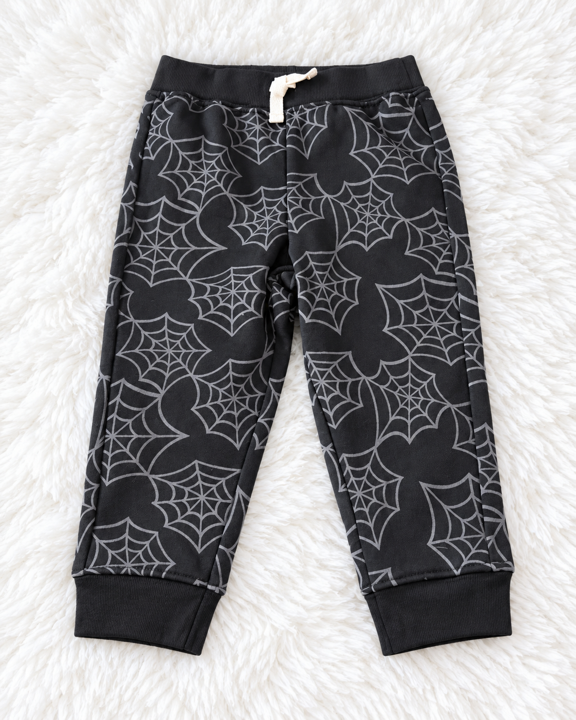 Carter's black spiderweb jogger pants, 18 months