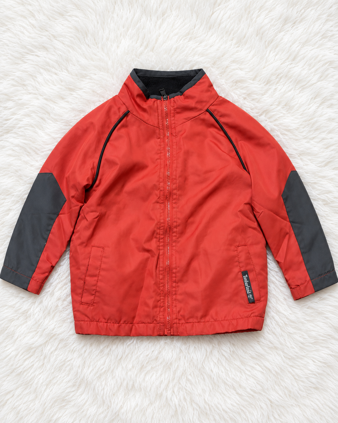 Timberland red toddler jacket size 24 months front view